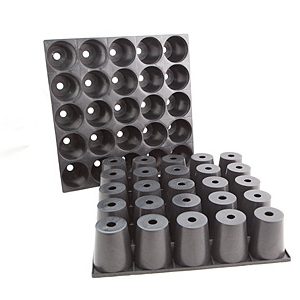 Кассеты для рассады на 25 конусовидных ячеек (Мультиплаты)